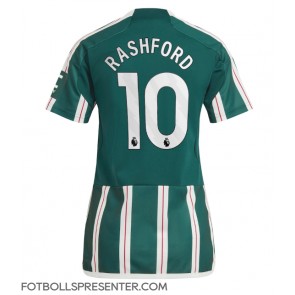 Manchester United Marcus Rashford #10 Borta Matchtröja Dam 2023-24 Kortärmad
